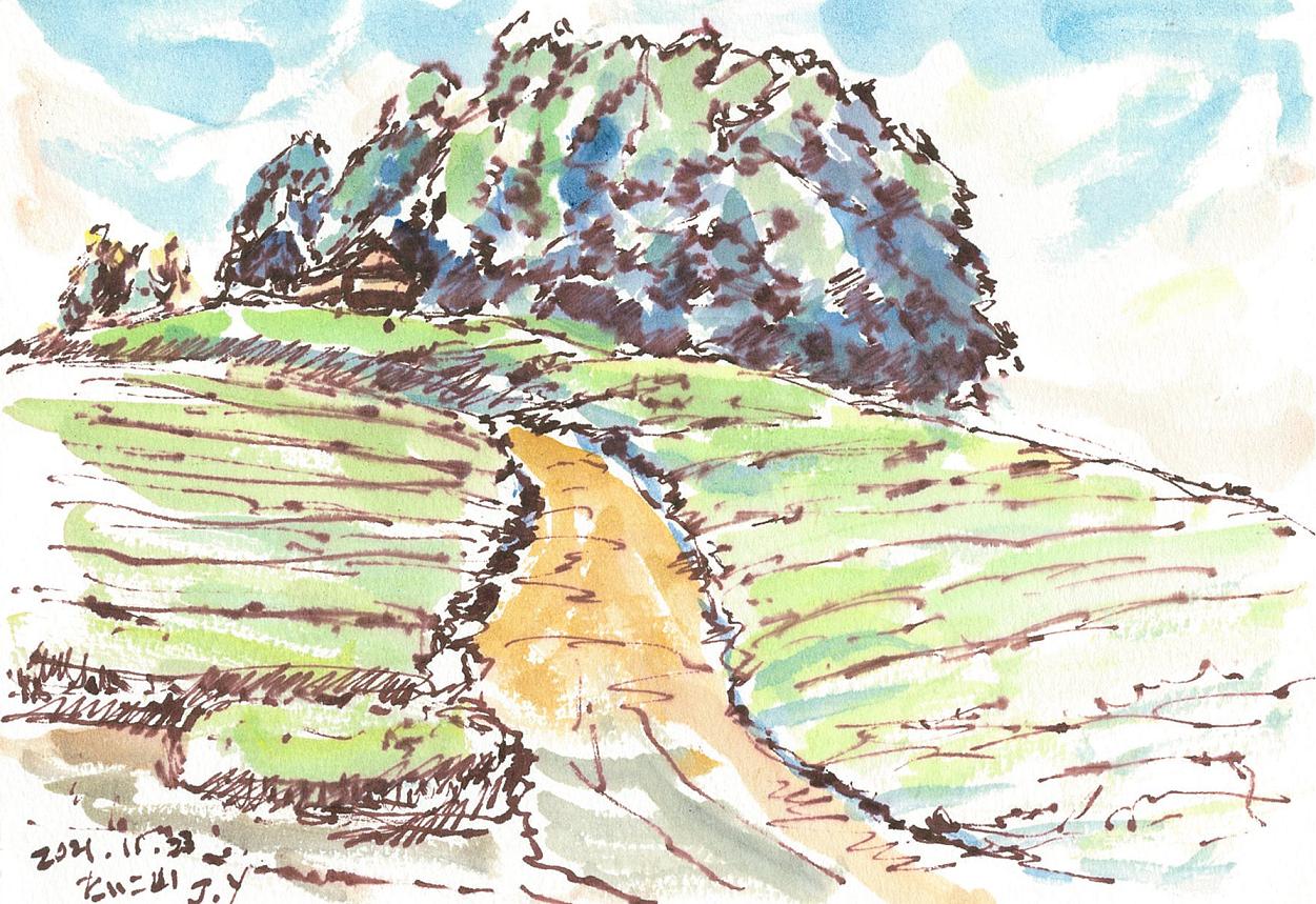 秋冷の候 たいこ山